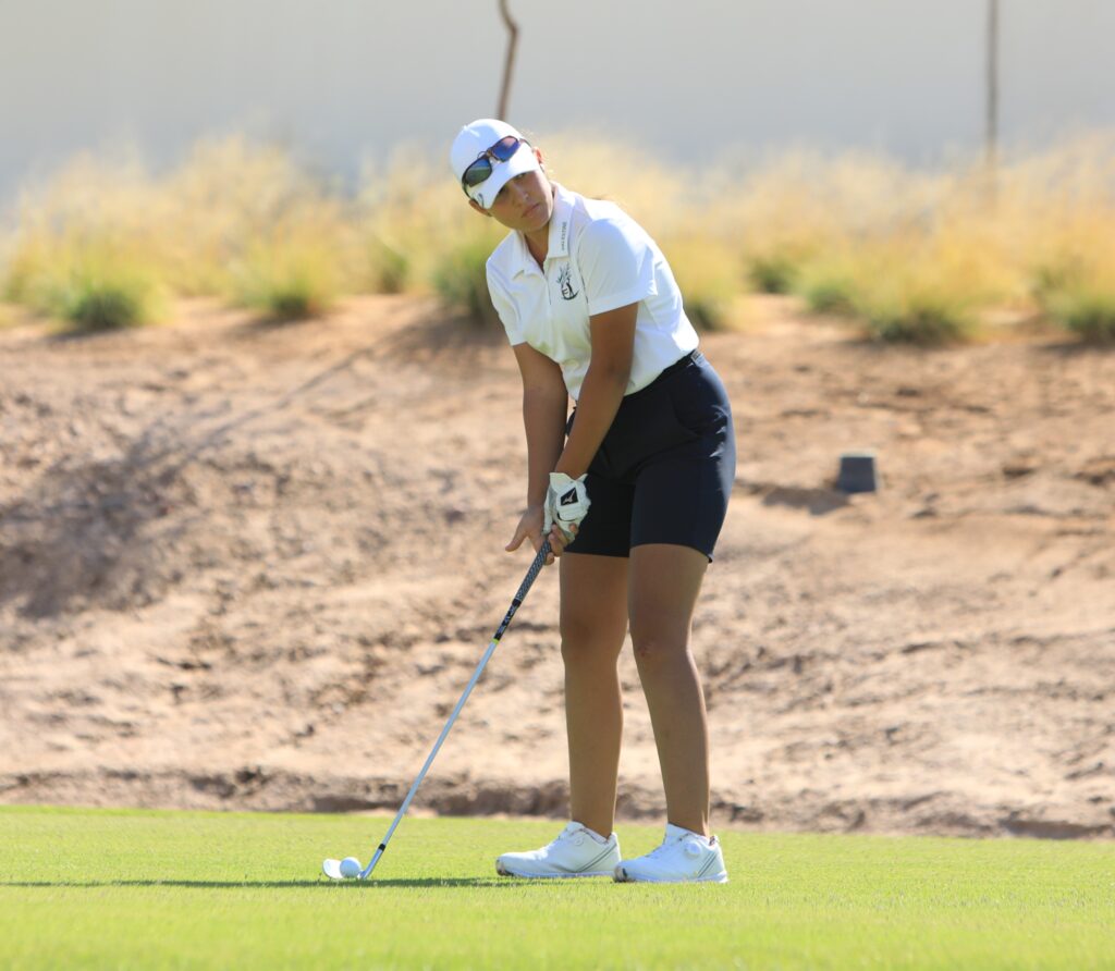 Palestinian Yasmine Zahir continued her brilliance in the women's competitions at the Jordan Open Golf Championship, where she maintained the top of the standings for the second day in a row with a total of 146 strokes